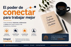 Equipo de trabajo colaborando en un entorno profesional para fortalecer la confianza, la comunicación y la cultura organizacional.